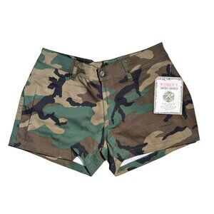NWT | Rothco Women's Woodland Camo Short Shorts | Utility Pockets | Size L